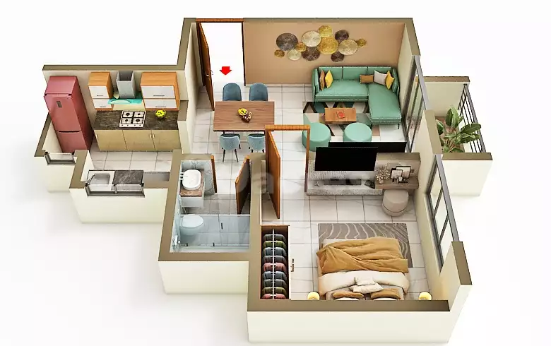 Lifestyle core and clubhouse zone